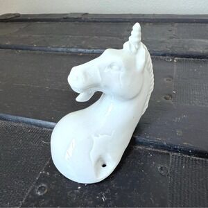 Vintage Unicorn Head Wall Plaque, Takakashi Japan, Fantasy Art, Mythical Horse